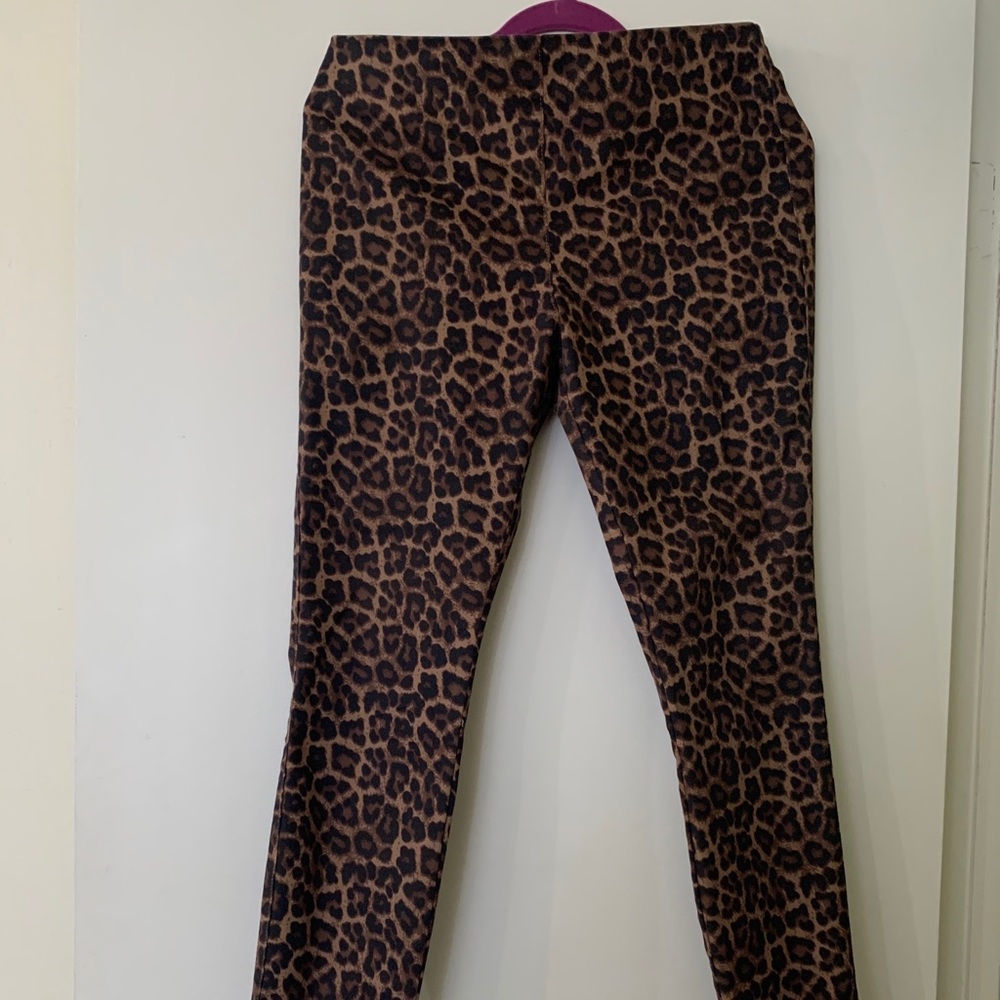 H&M leopard print pants